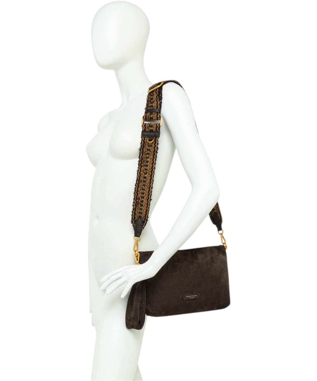 Pochette Brenda in Pelle Scamosciata-Gianni Chiarini-Pochette-Vittorio Citro Boutique