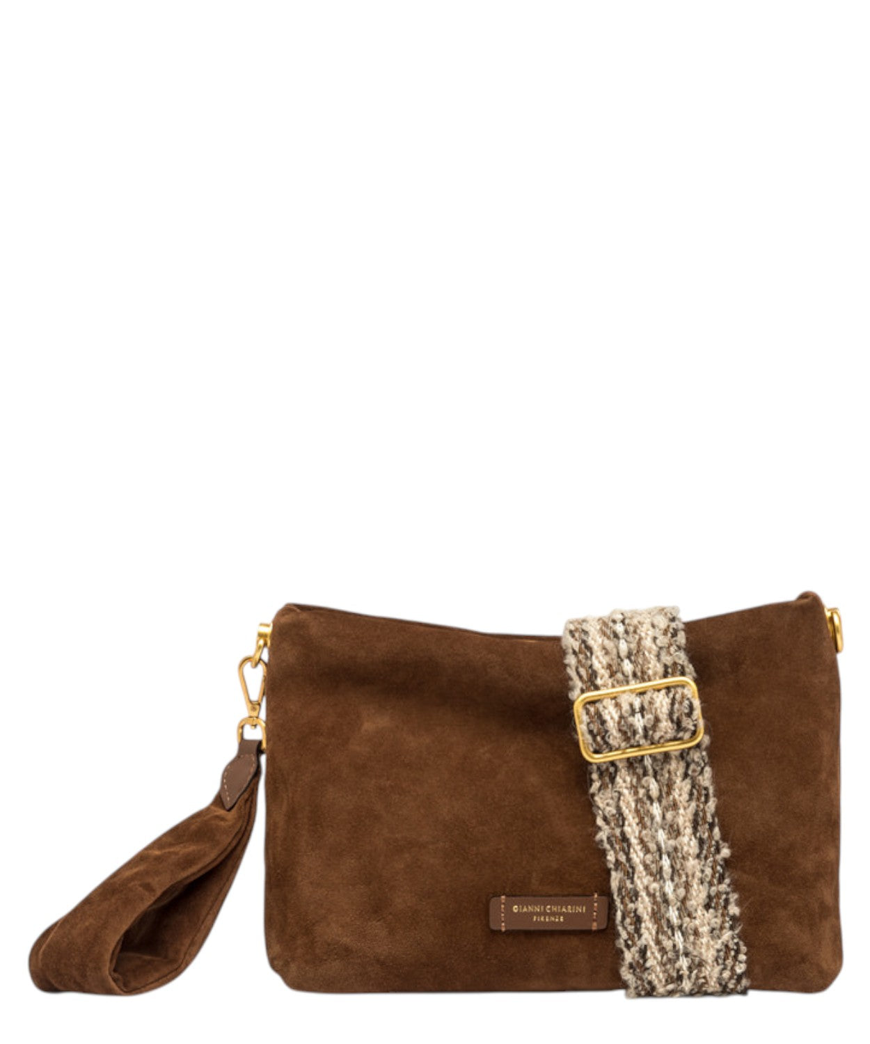 Pochette Brenda in Pelle Scamosciata-Gianni Chiarini-Pochette-Vittorio Citro Boutique