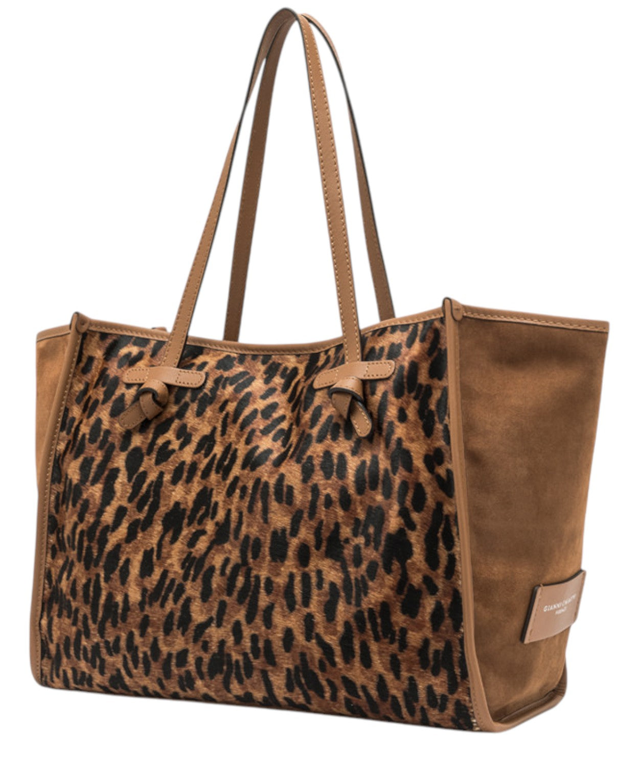 Shopping Bag Marcella in Pelle Effetto Cavallino-Gianni Chiarini-Borse a spalla-Vittorio Citro Boutique