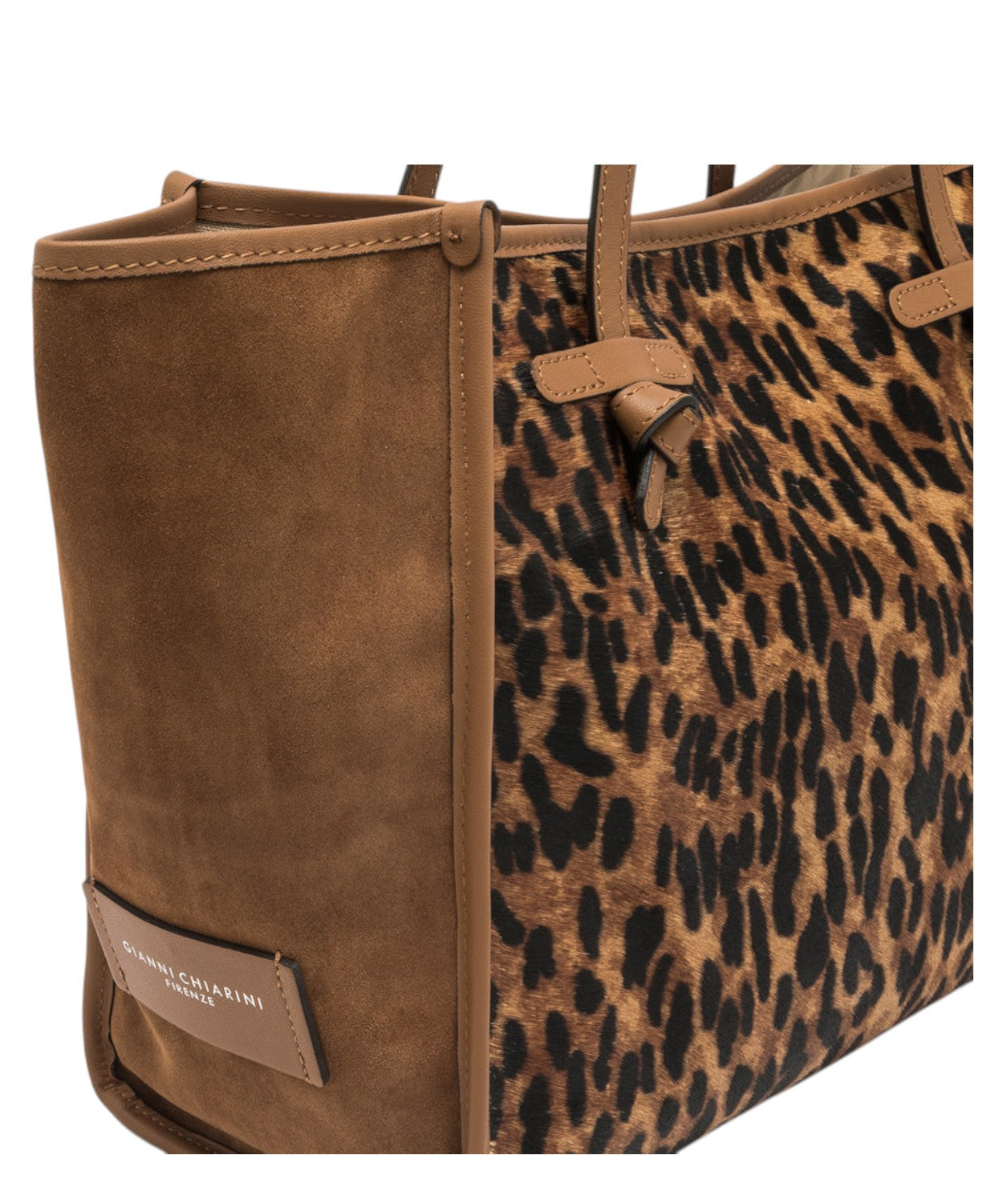 Shopping Bag Marcella in Pelle Effetto Cavallino-Gianni Chiarini-Borse a spalla-Vittorio Citro Boutique