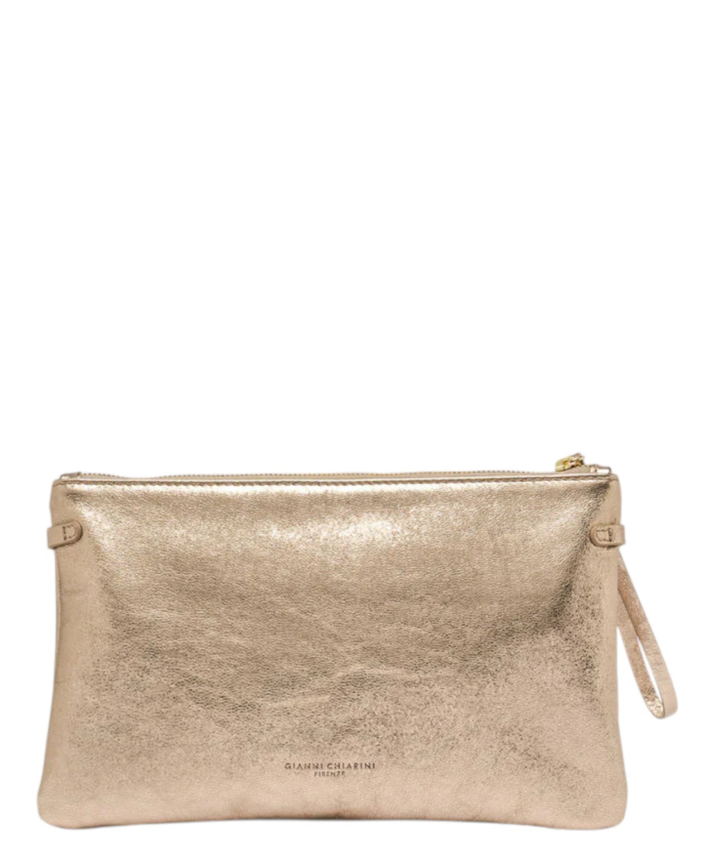 Pochette femme Gianni Chiarini Hermy en cuir laminé