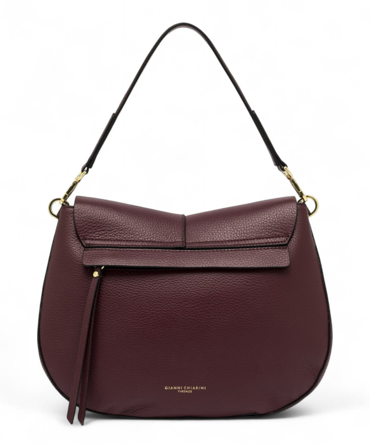 Gianni Chiarini Borsa Helena Round Big in Pelle Martellata