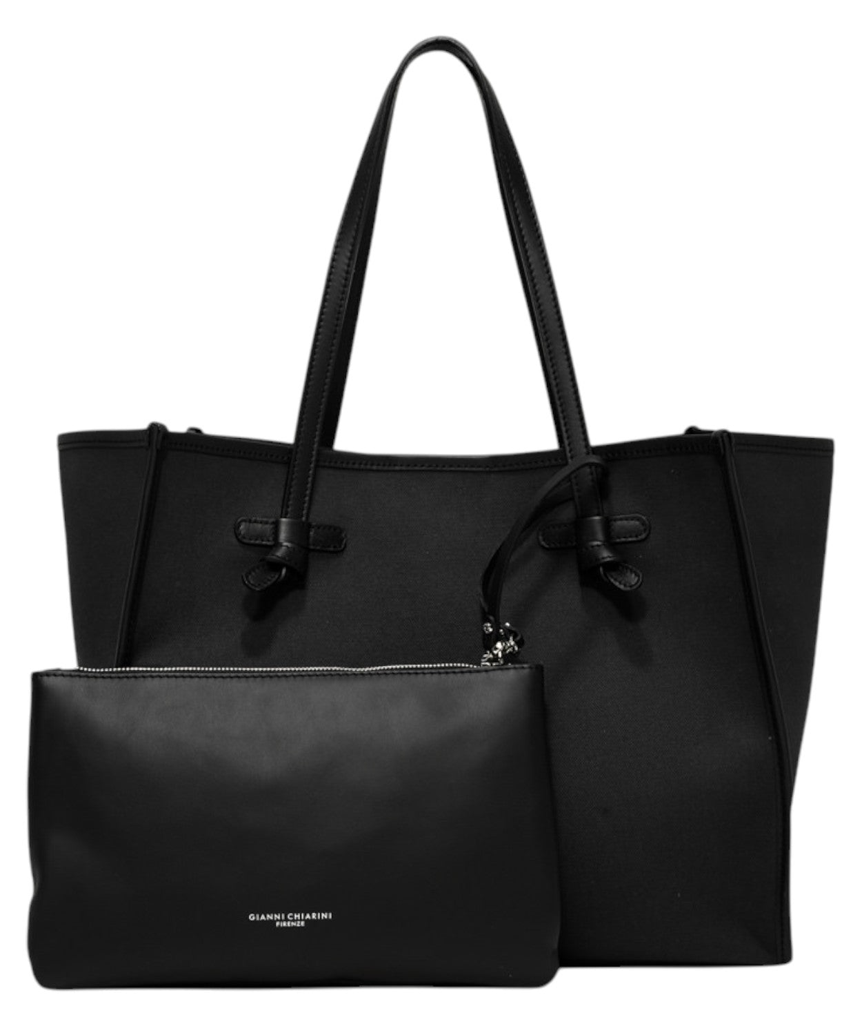 Shopping Bag Marcella in Canvas-Gianni Chiarini-Borse a spalla-Vittorio Citro Boutique