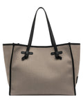 Shopping Bag Marcella in Canvas-Gianni Chiarini-Borse a spalla-Vittorio Citro Boutique