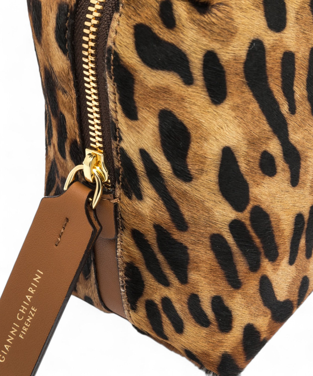 Gianni Chiarini Borsa Alifa Lince in Pelle Effetto Cavallino