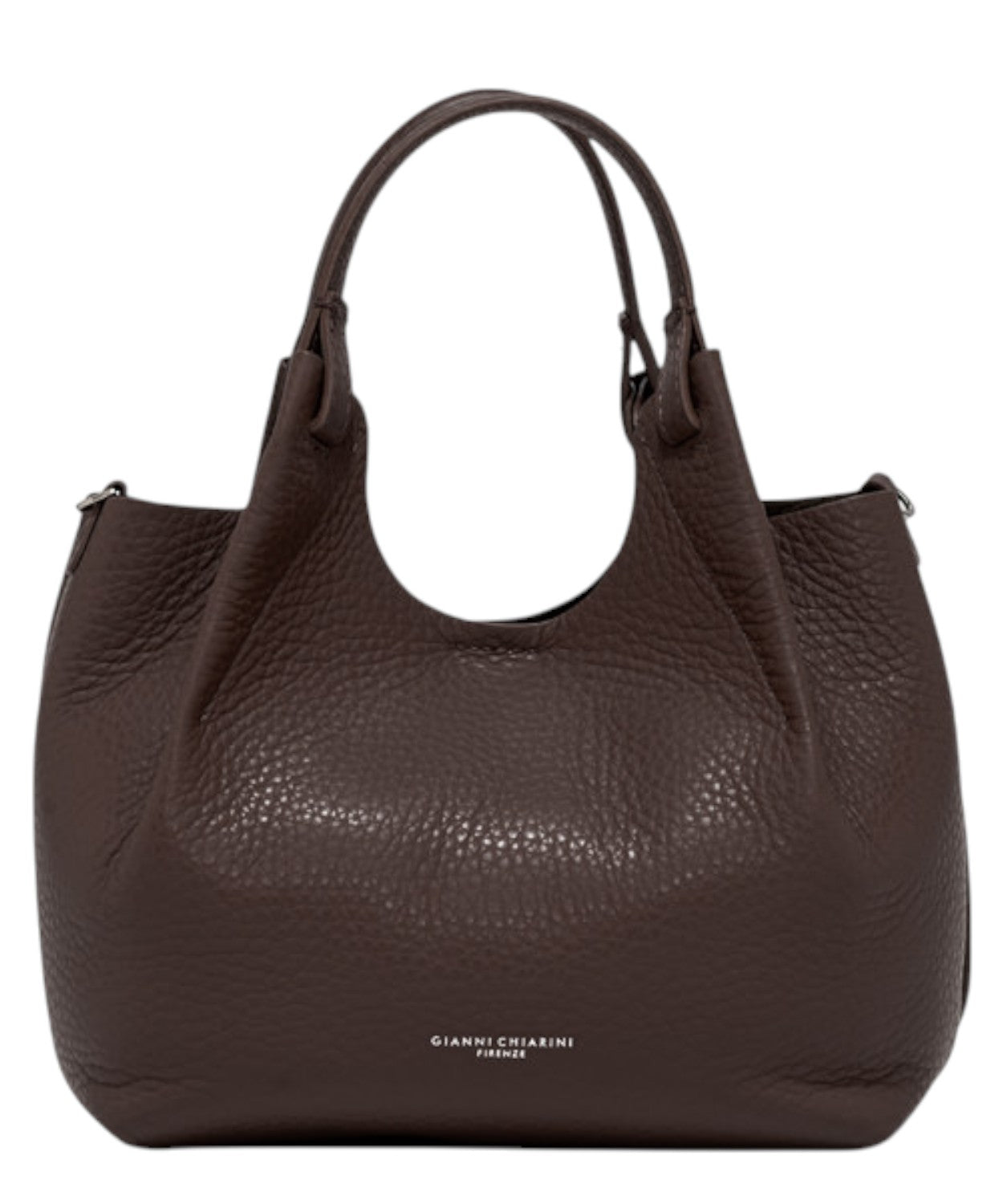 Borsa Dua Mini in Pelle a Grana Maxi-Gianni Chiarini-Borse a mano-Vittorio Citro Boutique