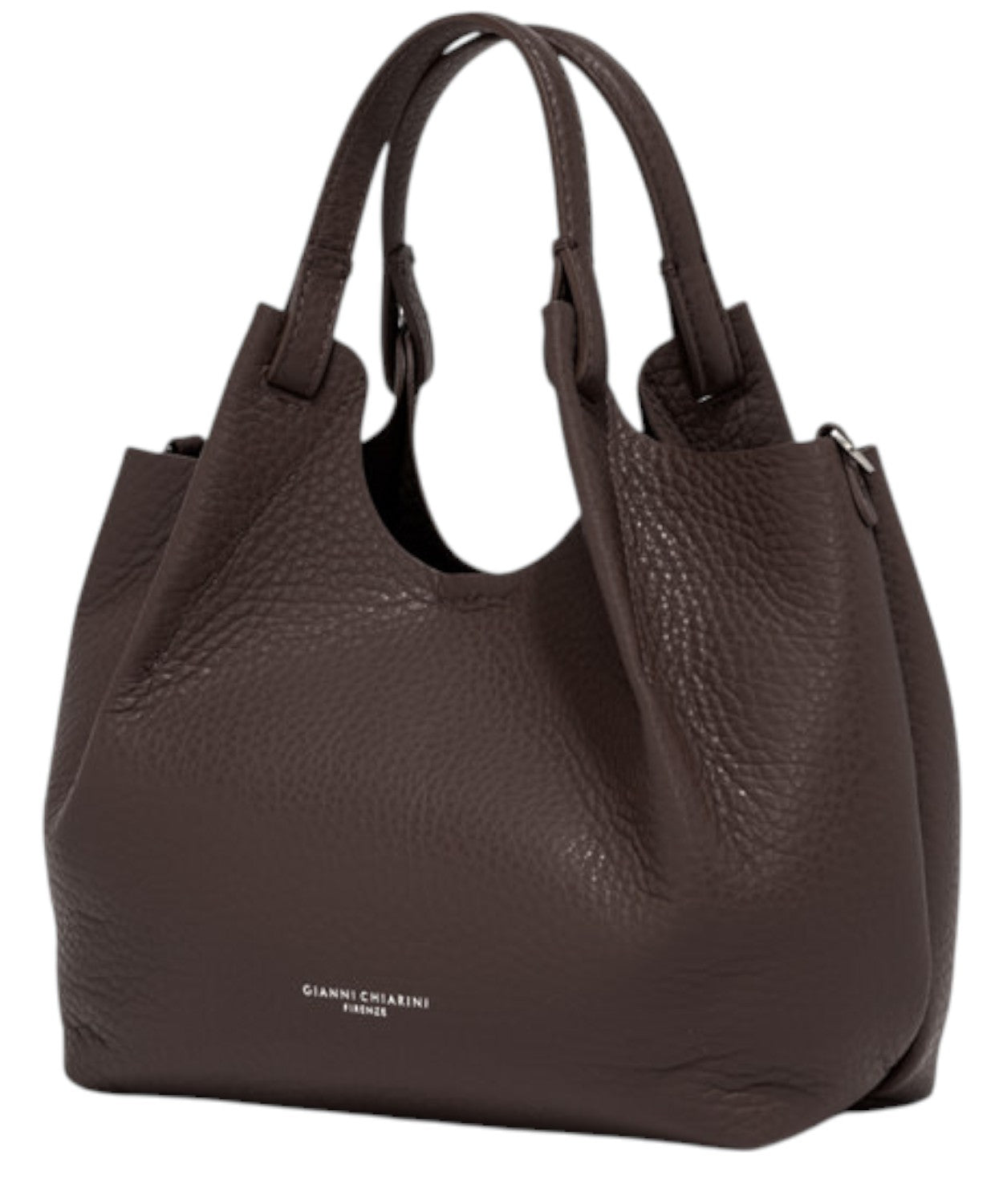 Borsa Dua Mini in Pelle a Grana Maxi-Gianni Chiarini-Borse a mano-Vittorio Citro Boutique