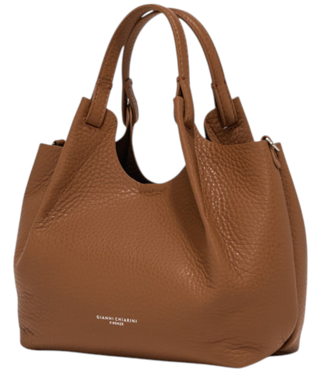 Borsa Dua Mini in Pelle a Grana Maxi-Gianni Chiarini-Borse a mano-Vittorio Citro Boutique