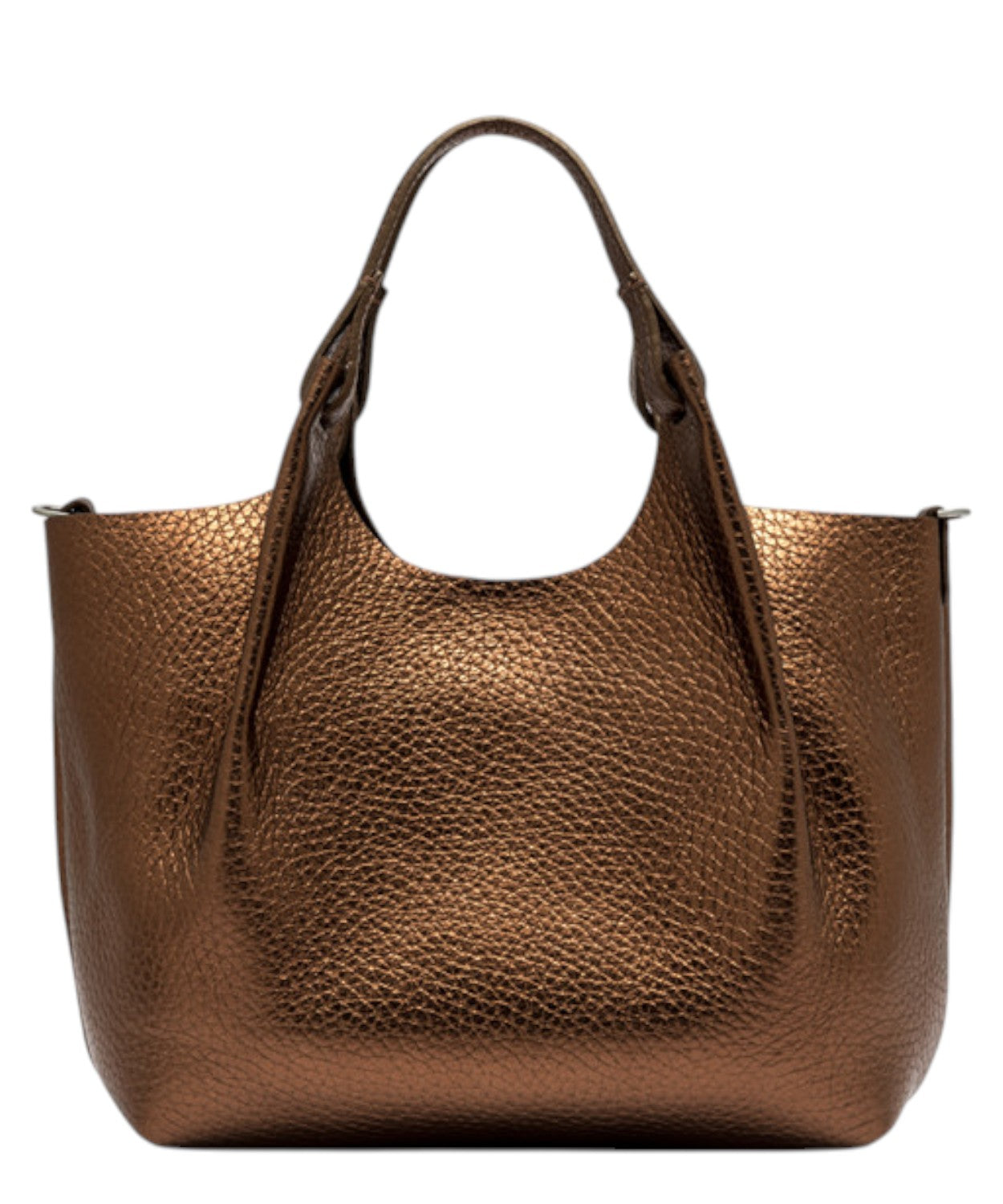 Borsa Dua Mini in Pelle a Grana Maxi-Gianni Chiarini-Borse a mano-Vittorio Citro Boutique