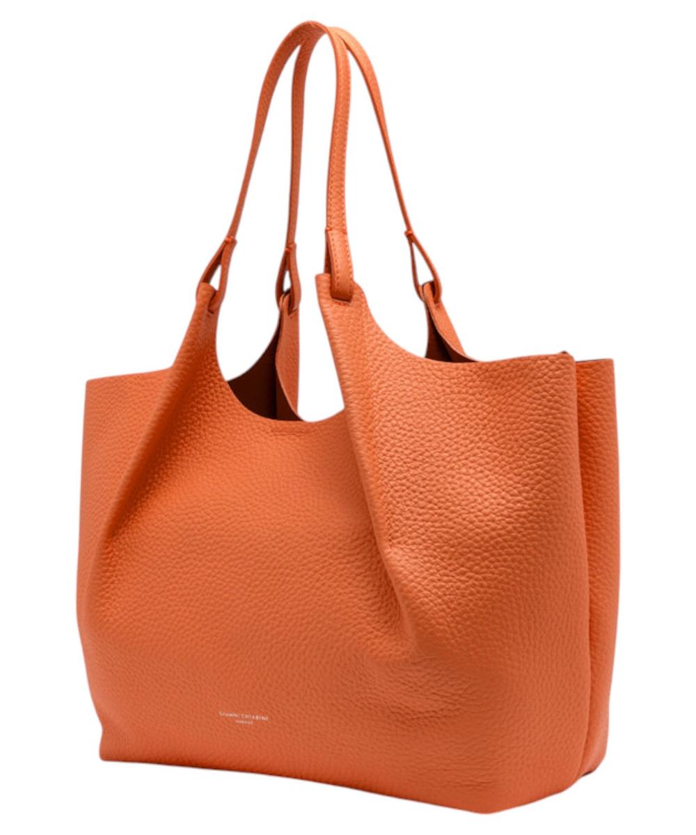 Borsa DUA grande in Pelle Double Grana Maxi-Gianni Chiarini-Borse a spalla-Vittorio Citro Boutique