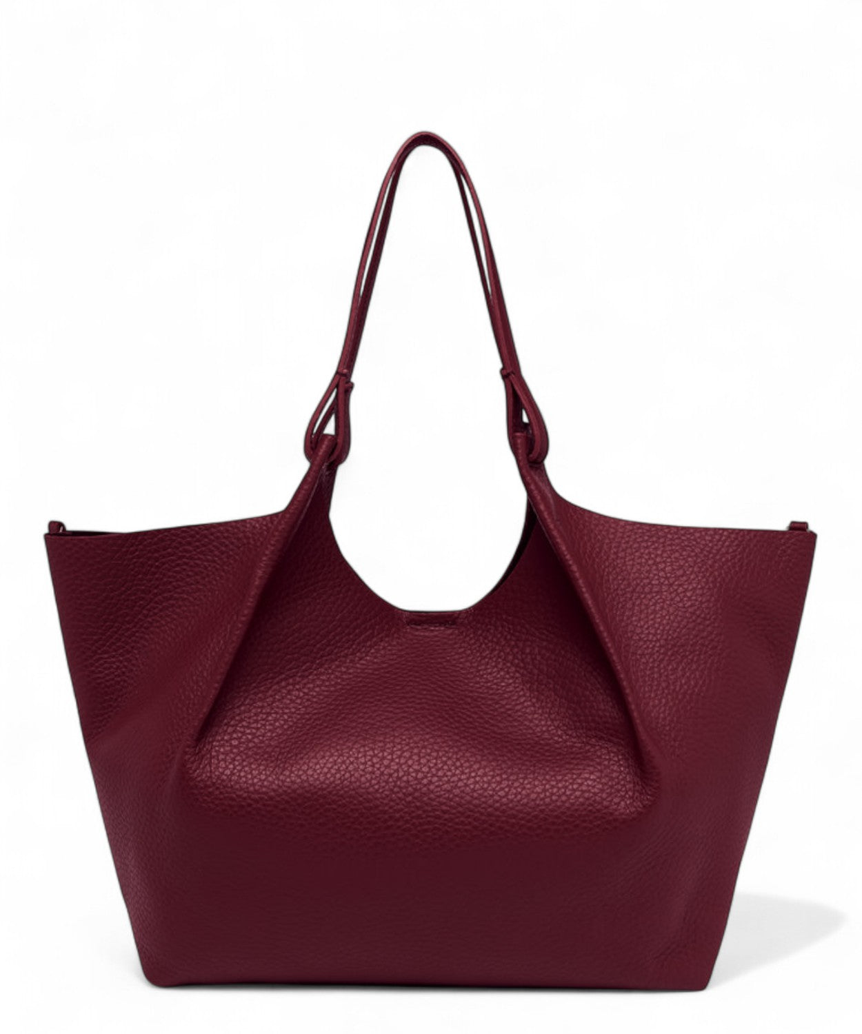 Gianni Chiarini Borsa Dua Big a Spalla in Pelle Double Grana Maxi