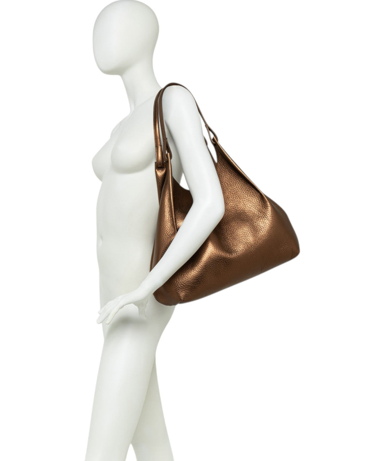 Borsa Dua in Pelle Double Grana Maxi-Gianni Chiarini-Borse a spalla-Vittorio Citro Boutique