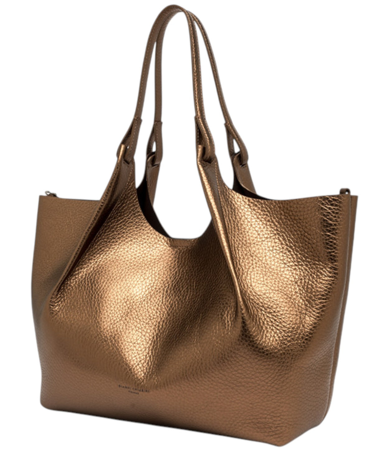 Borsa Dua in Pelle Double Grana Maxi-Gianni Chiarini-Borse a spalla-Vittorio Citro Boutique