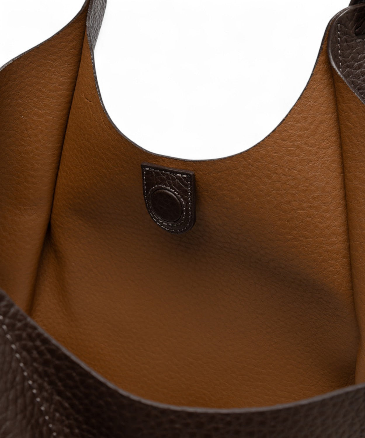 Gianni Chiarini Borsa Dua Big a Spalla in Pelle Double Grana Maxi