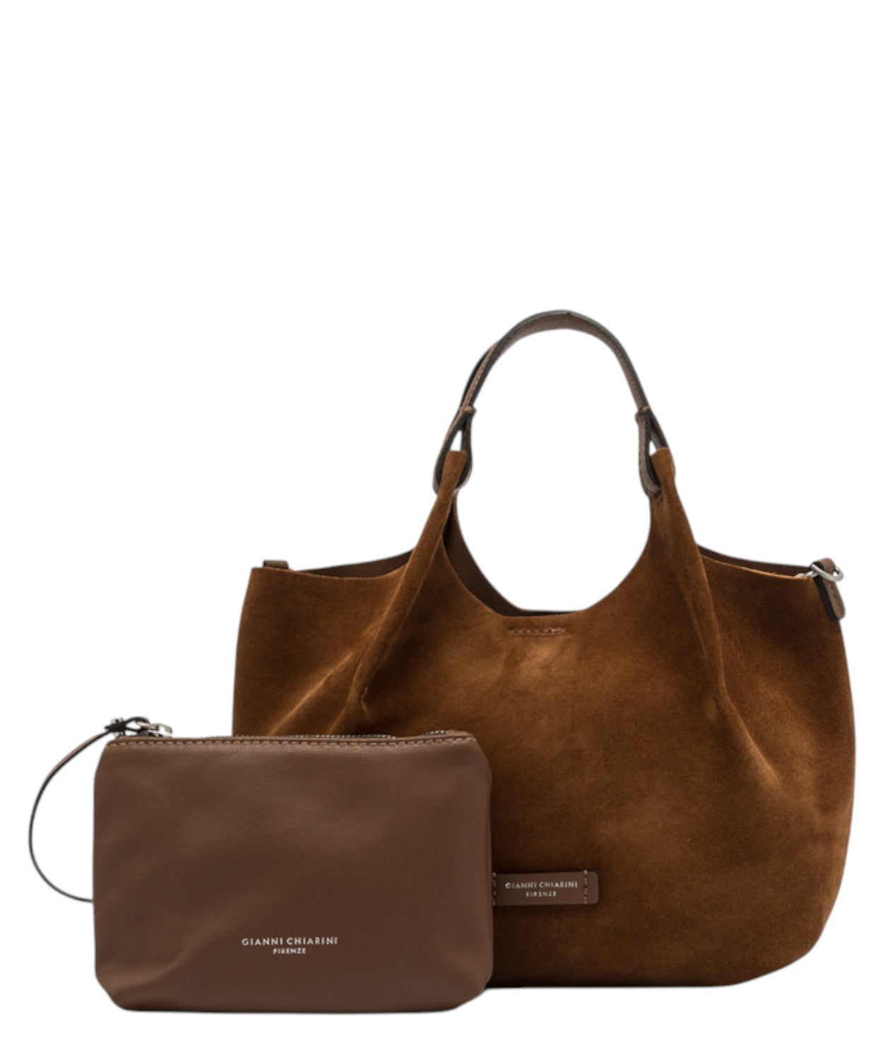 Borsa Dua Mini in Pelle Scamosciata-Gianni Chiarini-Borse a mano-Vittorio Citro Boutique