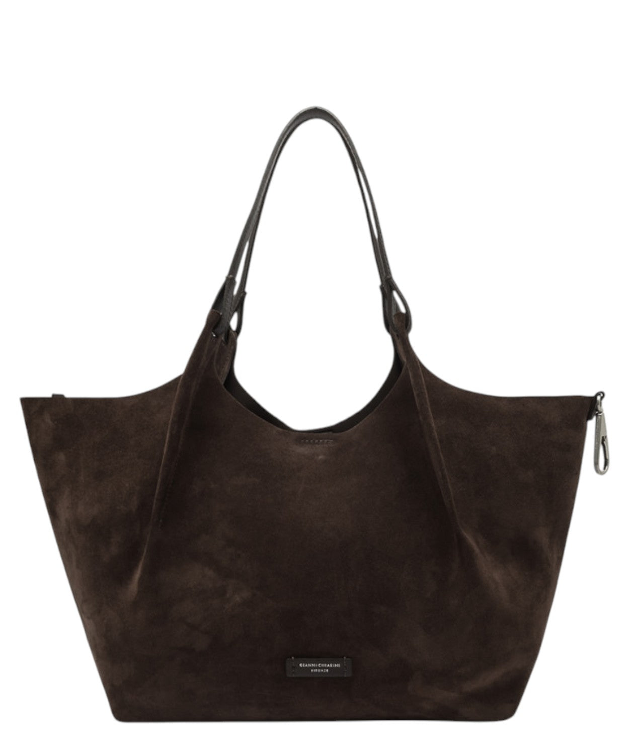 Borsa Dua in Pelle Scamosciata-Gianni Chiarini-Borse a spalla-Vittorio Citro Boutique