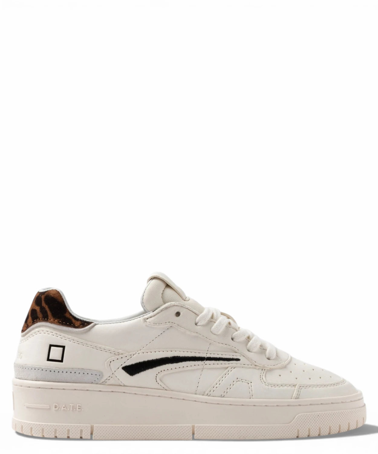 Sneakers D.A.T.E. Torneo Pure Animalier White Leopard