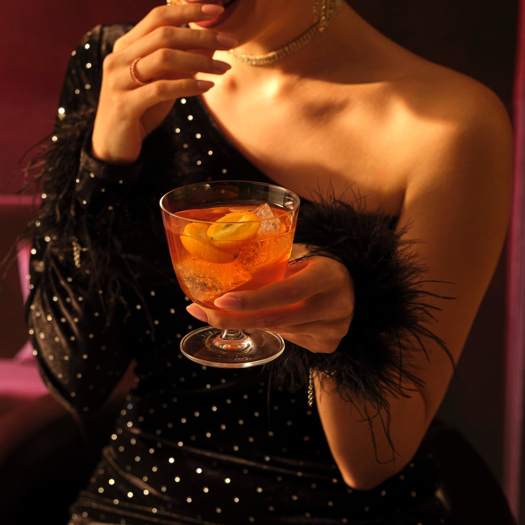 Bar/Giani Set di 4 Cocktail Glass Short-NUDE EU-cocktail glass-Vittorio Citro Boutique