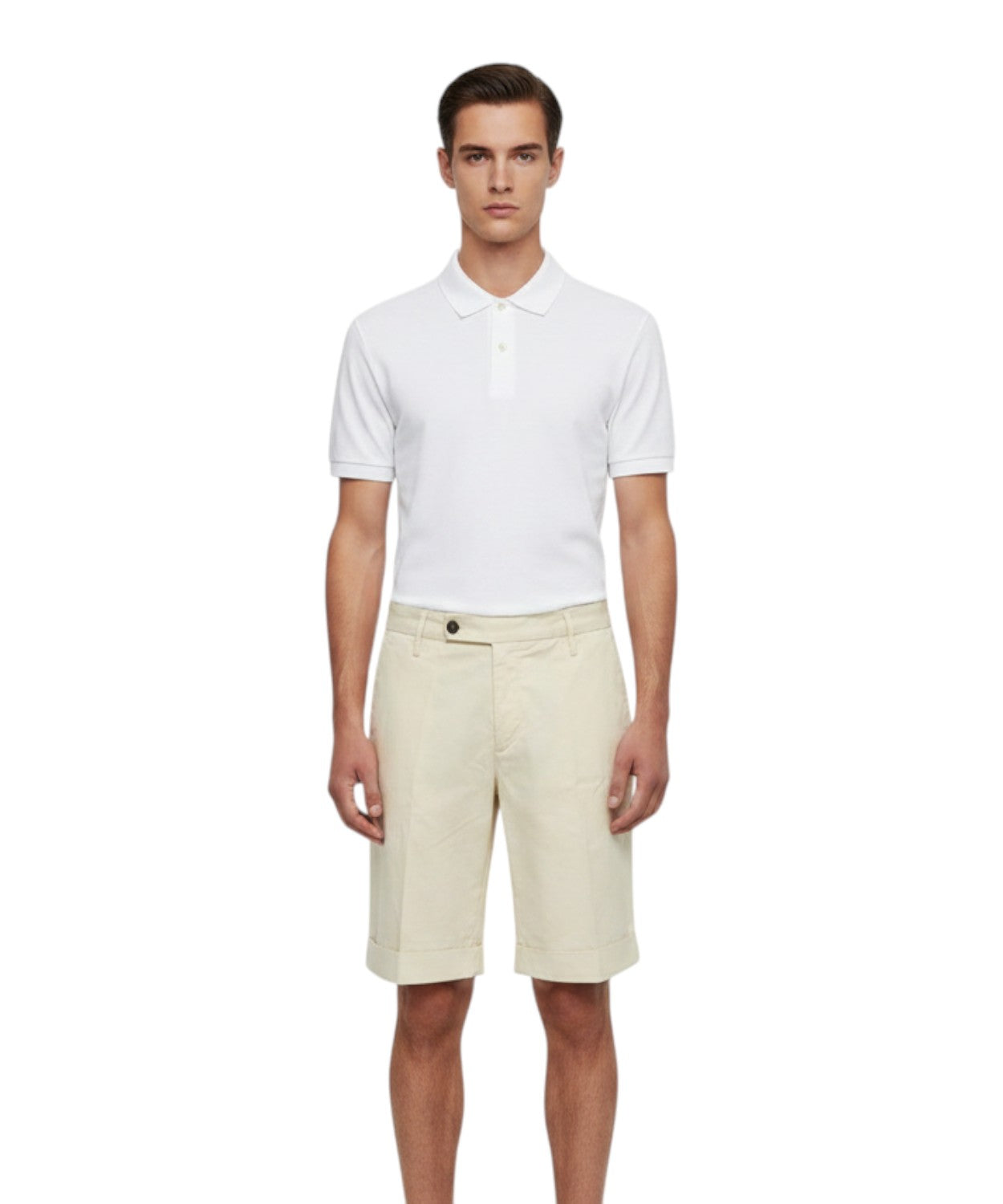 Bermuda Homme Michael Coal en Coton Pima Stretch