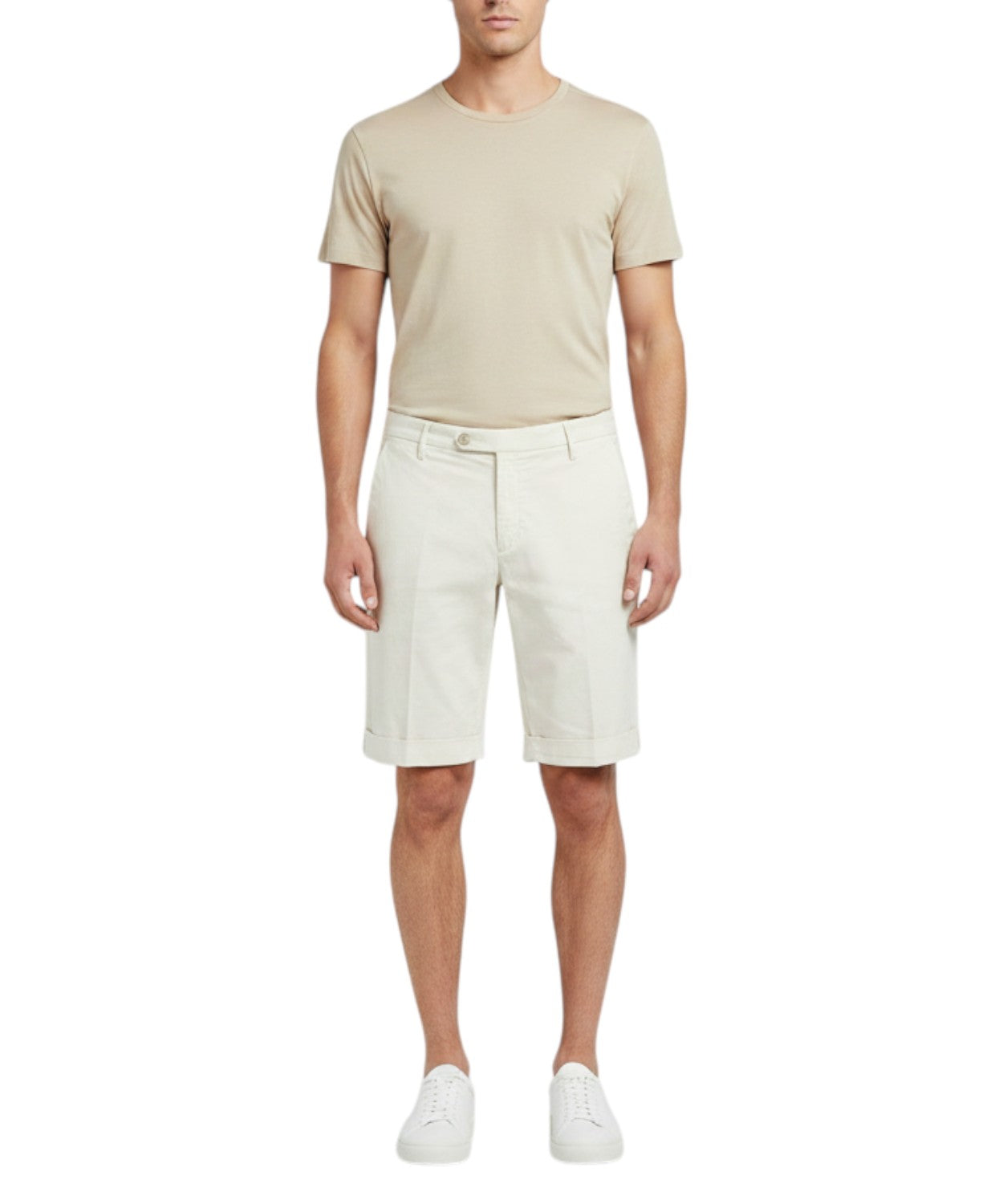 Bermuda Homme Coton Stretch Ventre Plat
