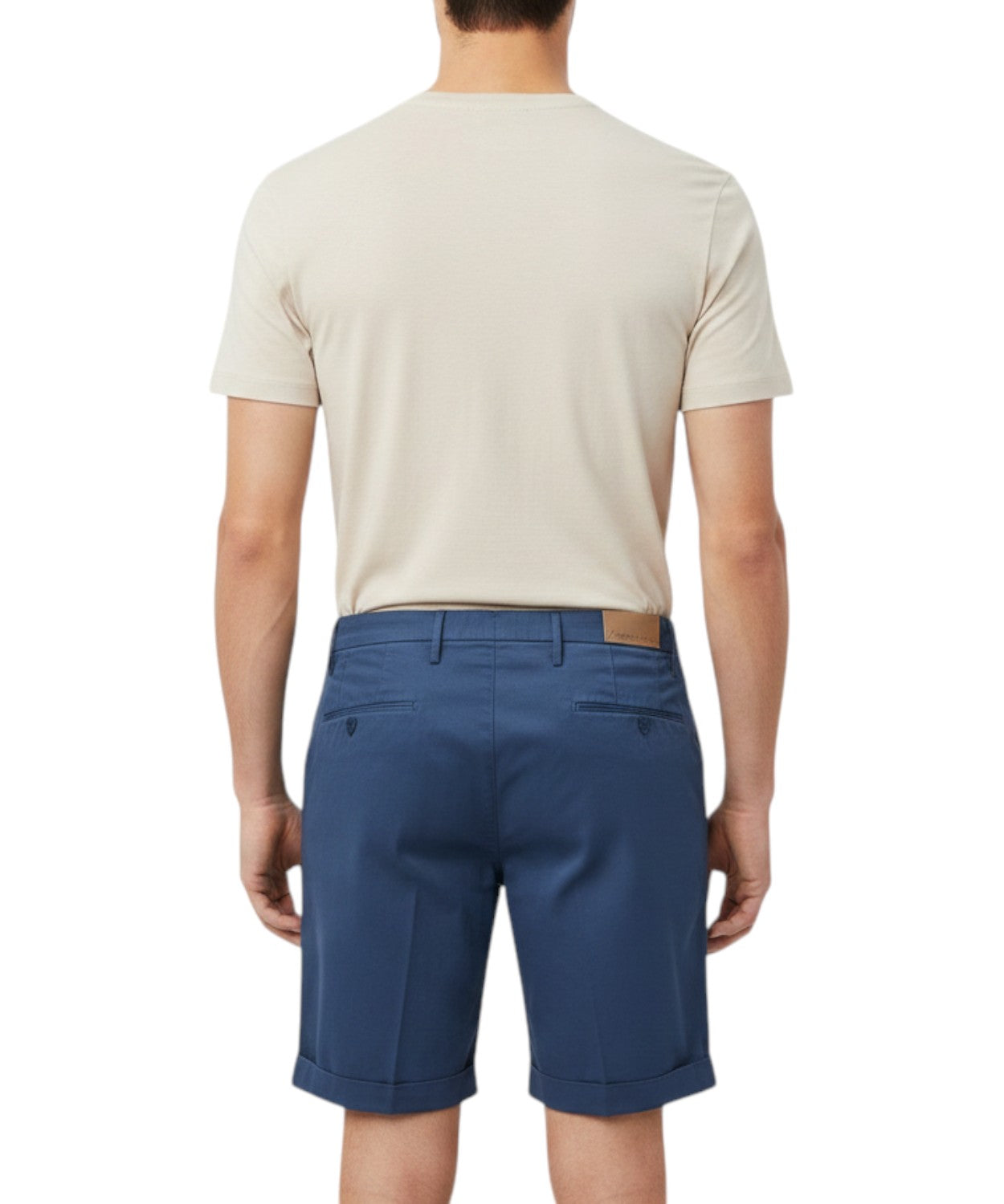 Bermuda homme en coton stretch Michael Coal