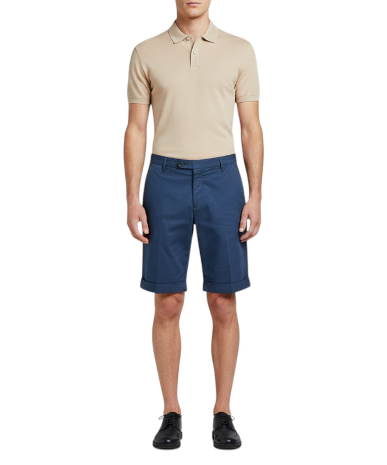 Bermuda homme en coton stretch Michael Coal