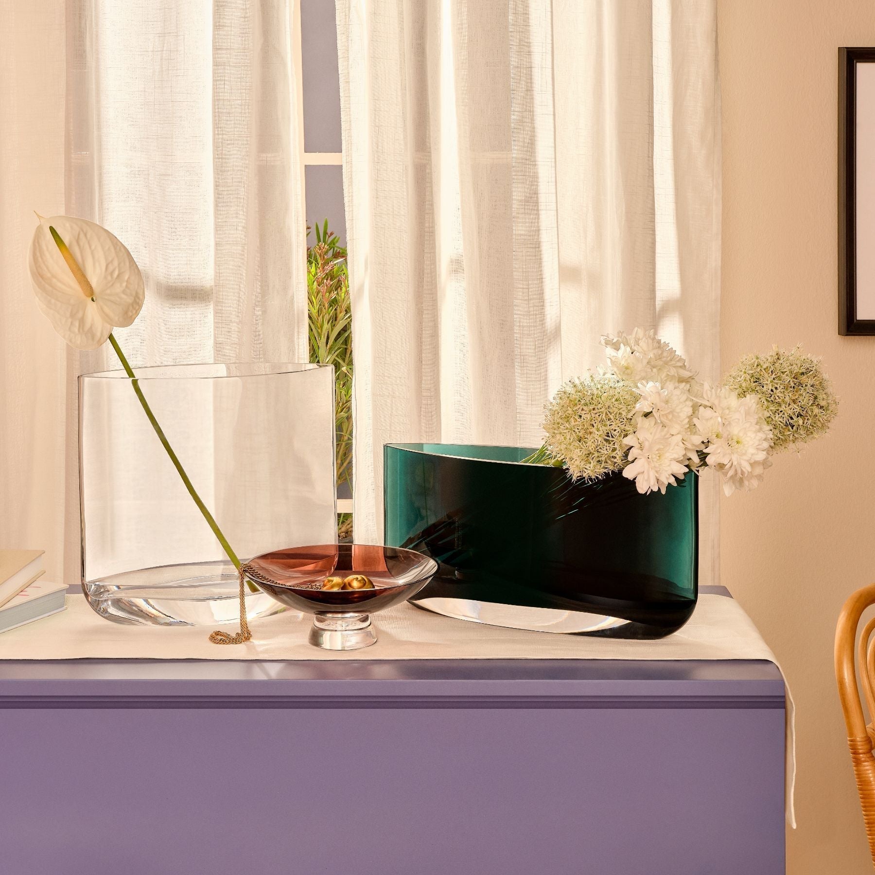 Blade Vase Regular-NUDE EU-Vasi-Vittorio Citro Boutique