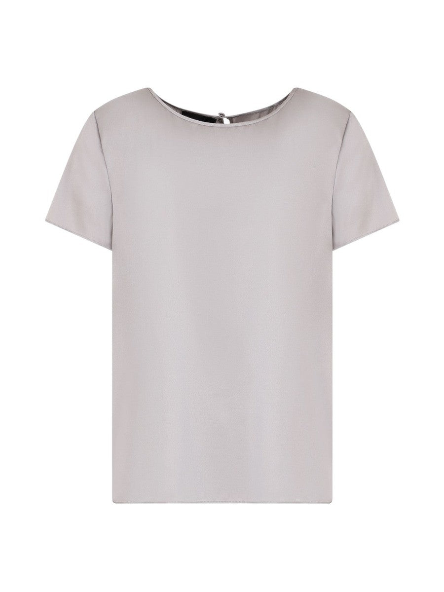 Blusa in raso di seta-Emporio Armani-Top-Vittorio Citro Boutique