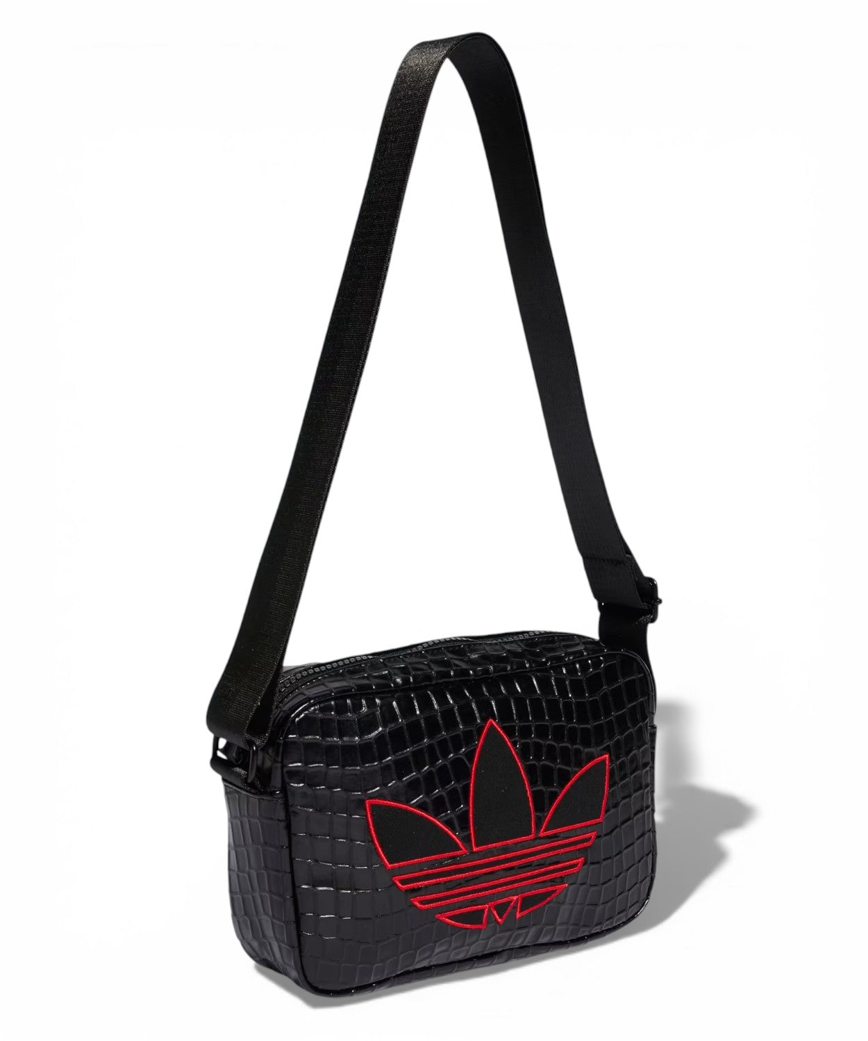 Adidas Originals Borsa Tracolla Mini PU Effetto Coccodrillo
