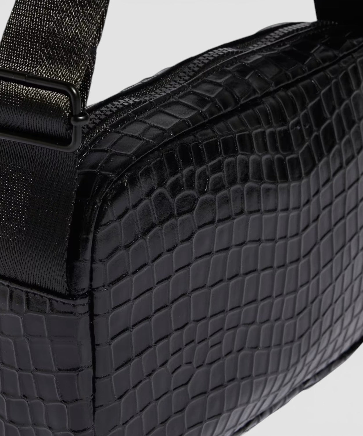 Adidas Originals Borsa Tracolla Mini PU Effetto Coccodrillo