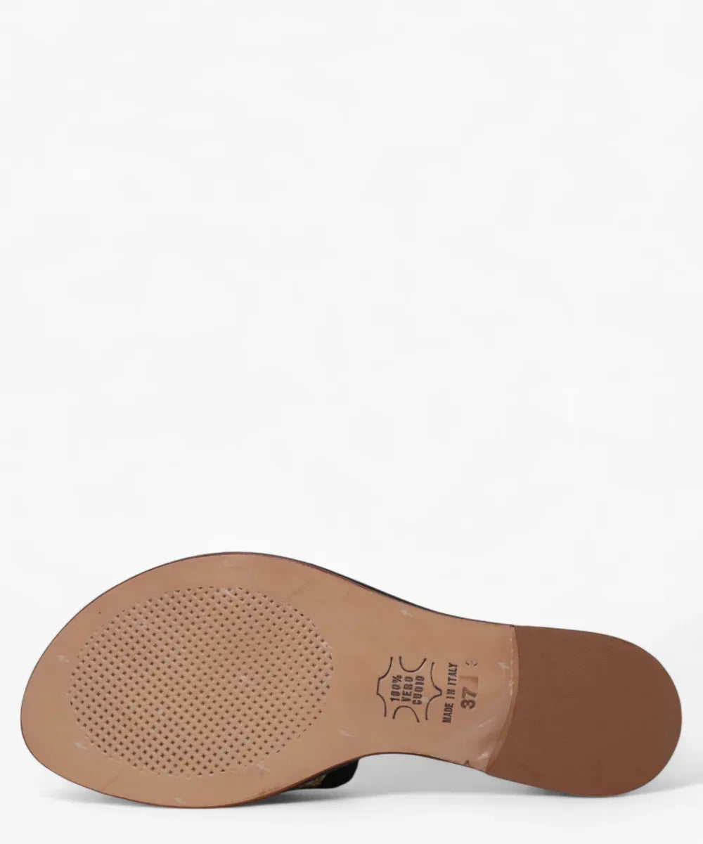 Pantofolina Caprese in Raffia Intrecciata-Capri Vittorio Citro-Ciabatte-Vittorio Citro Boutique