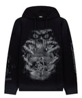 Sweat-shirt oversize Gothic à capuche avec imprimés graphiques