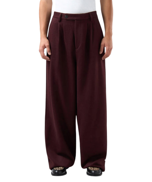 Pantalons de tailleur GCDS en mélange de laine à jambe large