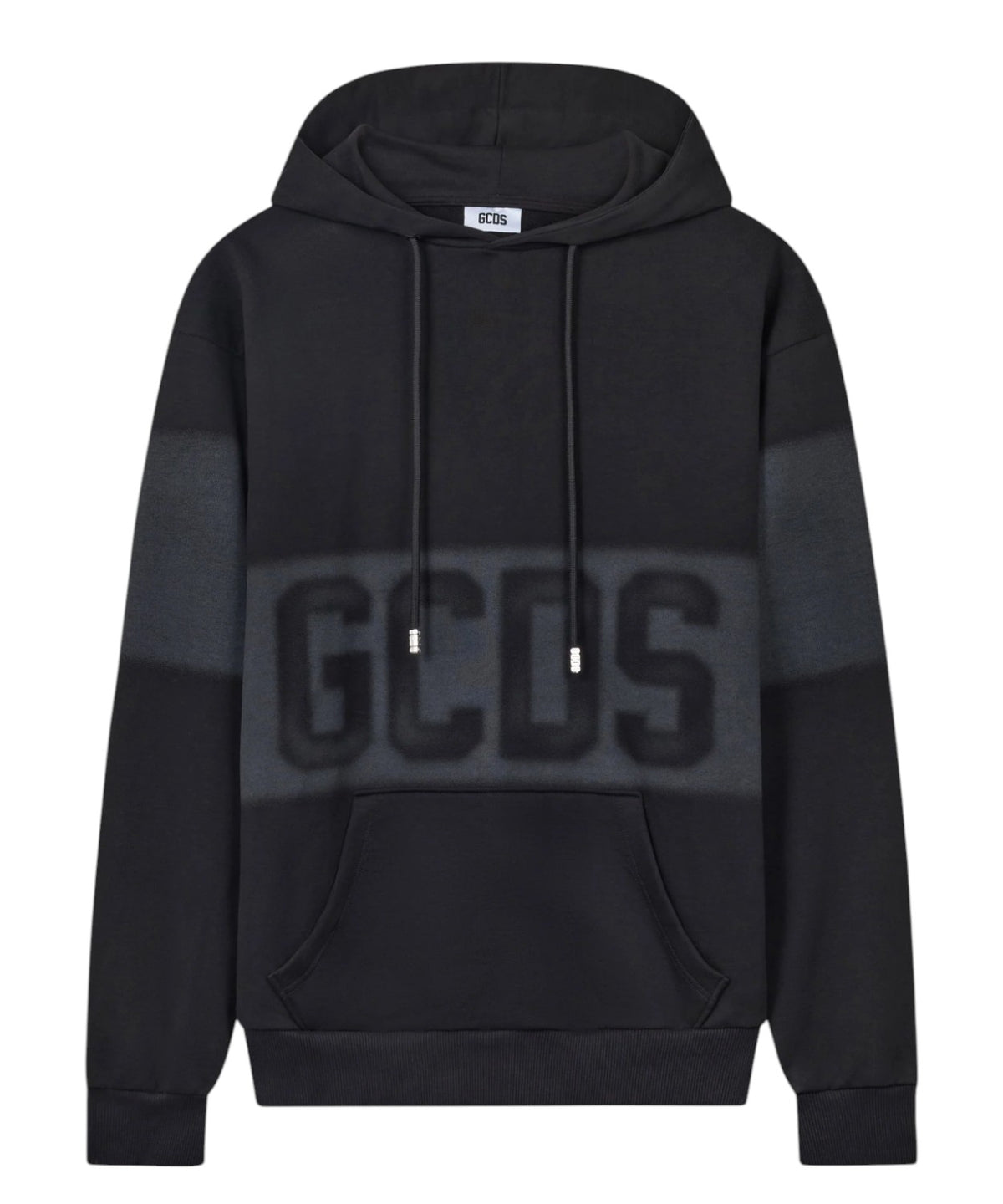 Sweat à capuche GCDS avec maxi logo effet spray