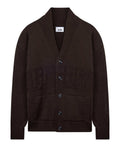 Cardigan GCDS à boutons avec maxi-logo en relief
