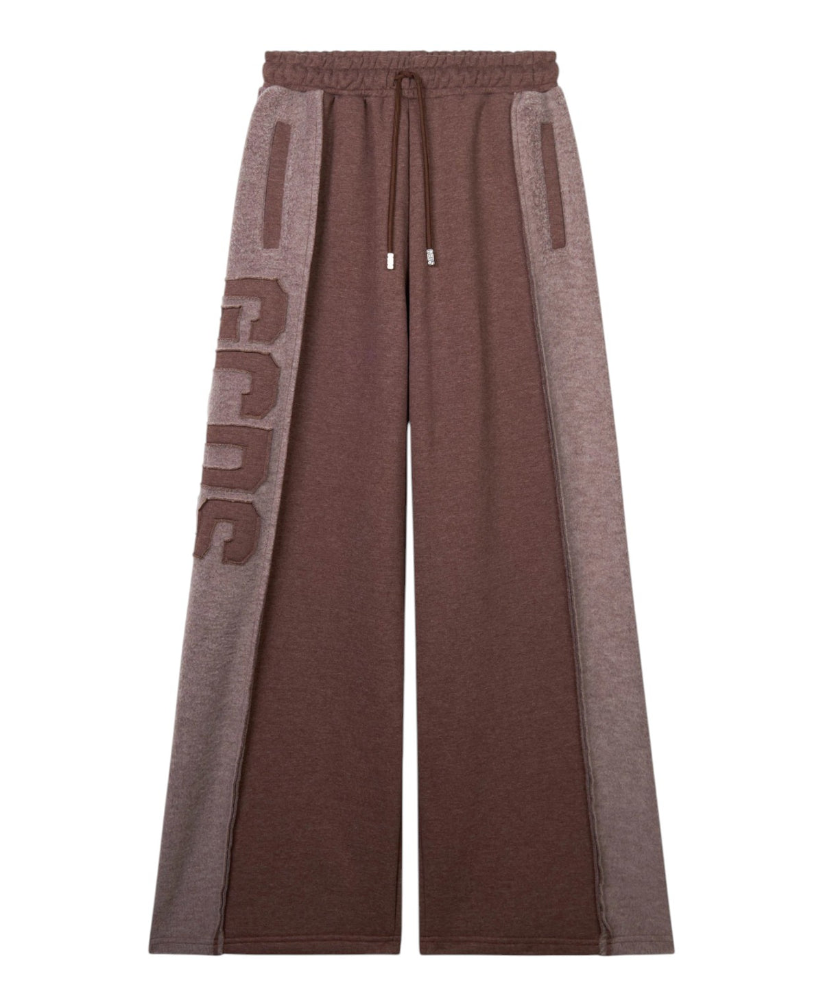 Joggers GCDS Wide Leg avec patch logo à bande