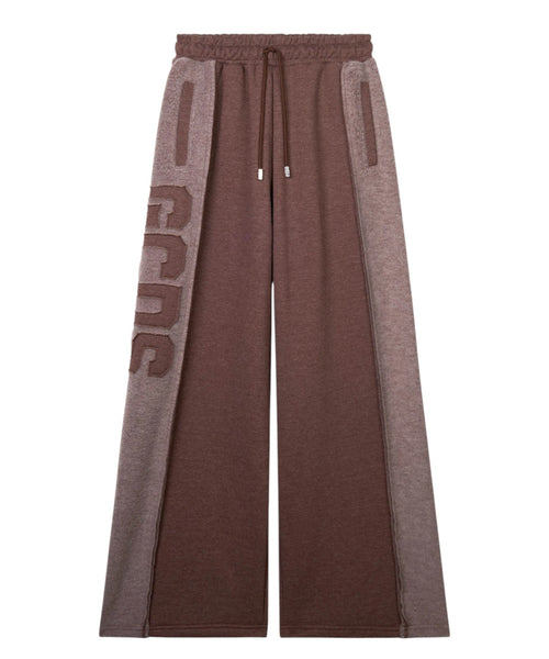 Joggers GCDS Wide Leg avec patch logo à bande