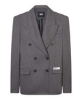 Blazer croisé Preppy GCDS avec logo