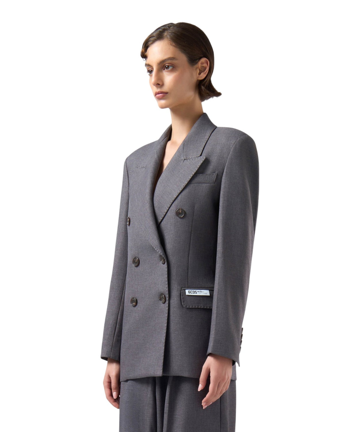 Blazer croisé Preppy GCDS avec logo