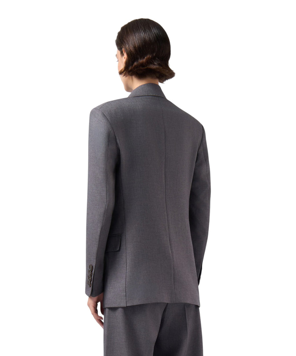 Blazer croisé Preppy GCDS avec logo
