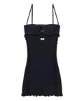 Robe GCDS Medusa en maille extensible avec dentelle