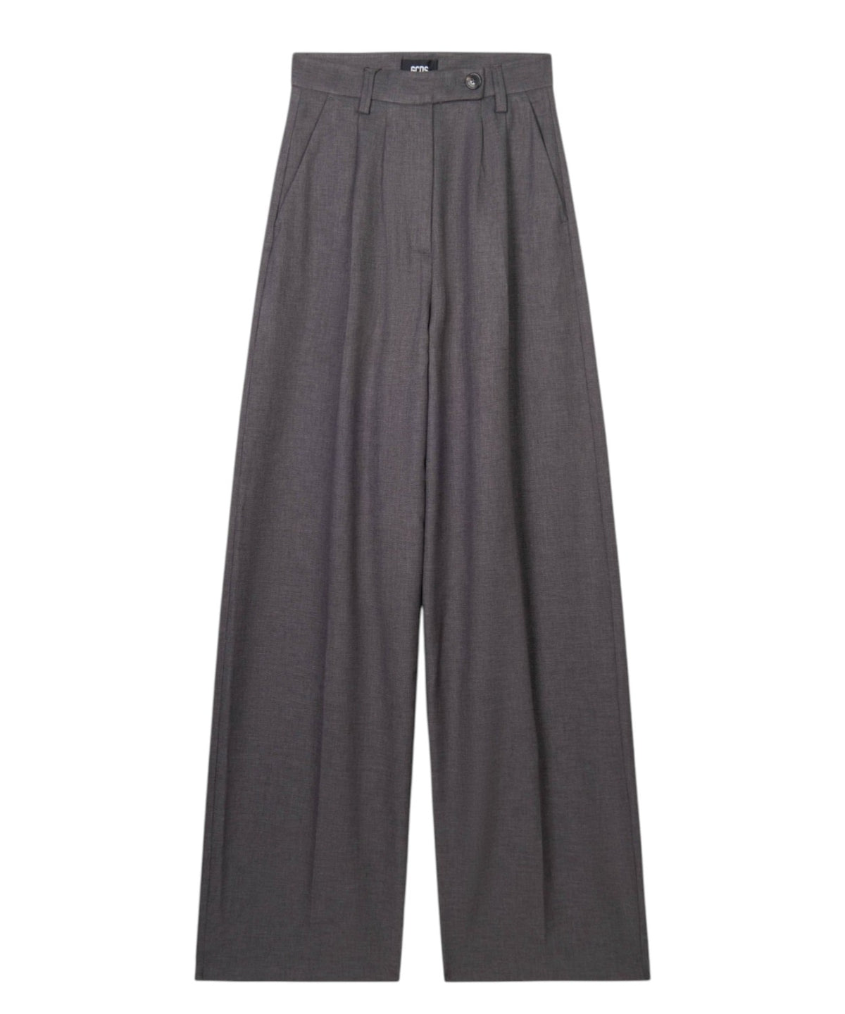 Pantalons femme GCDS Preppy avec logo taille haute