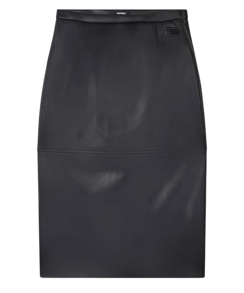 Jupe crayon midi GCDS en simili-cuir