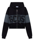 Sweat à capuche GCDS Zip Spray Logo