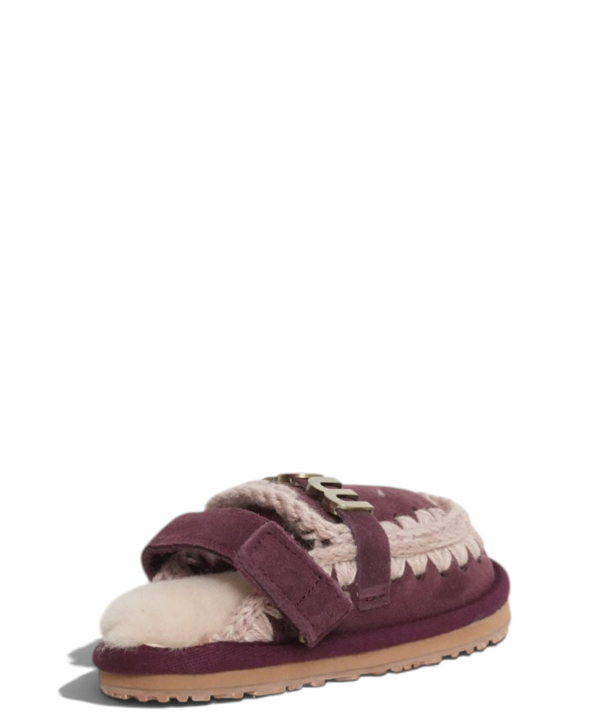 Claquettes enfant Mou Eskimo Slipper Backstrap Kid en peau de mouton