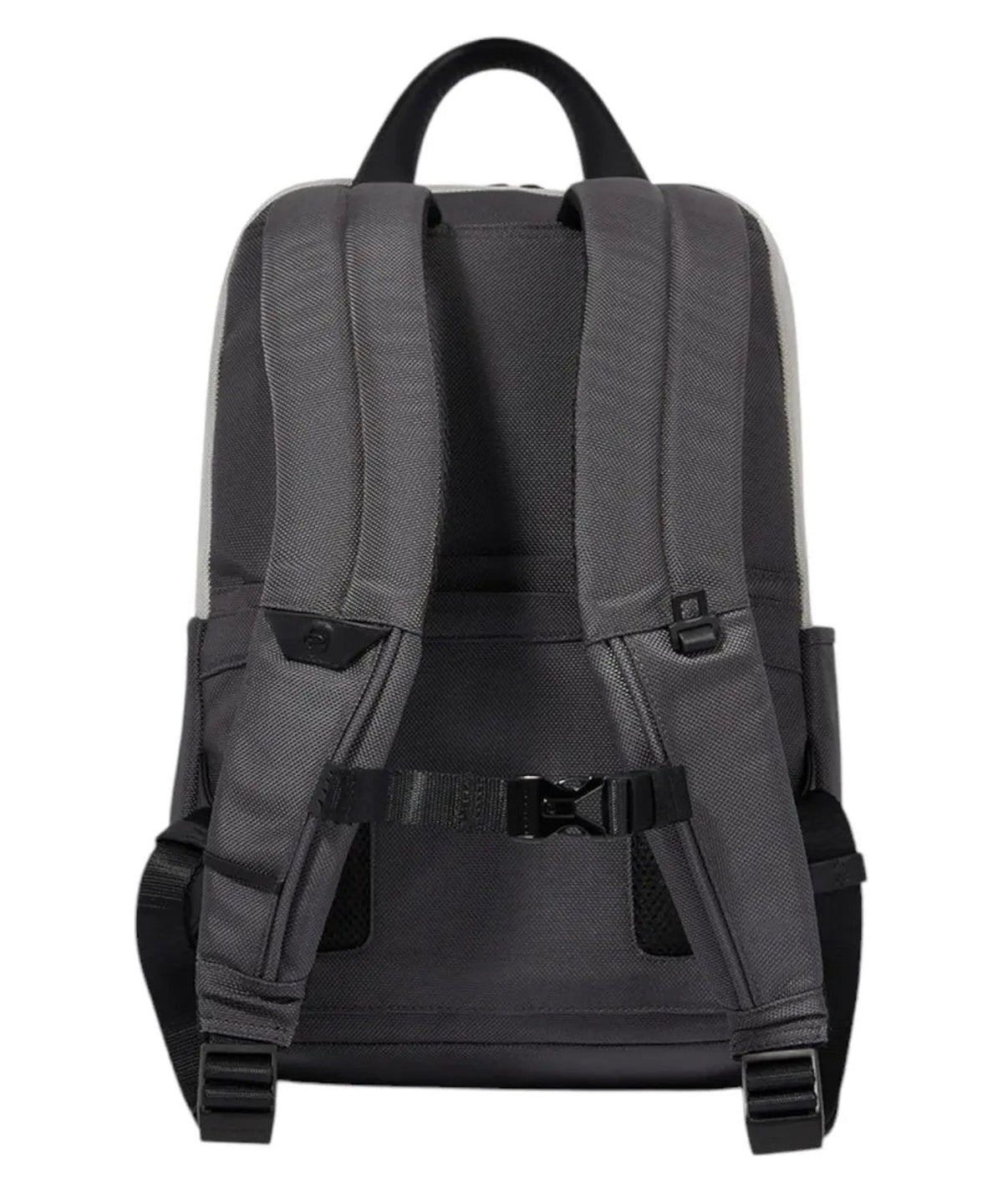 Zaino Porta PC 14" e iPad® in Tessuto Riciclato e Pelle-Piquadro-Zaini-Vittorio Citro Boutique