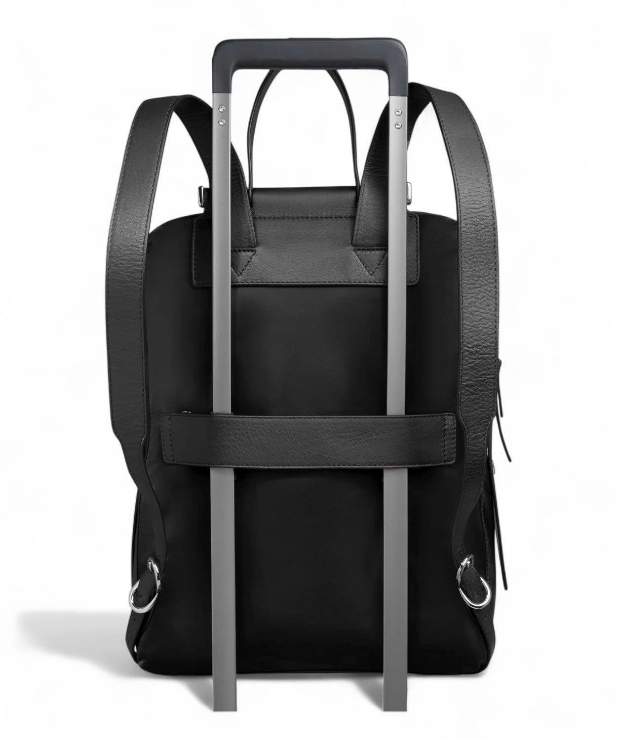 Zaino Porta PC 14" in Pelle e Tessuto con Tasca Power Bank-Piquadro-Zaini-Vittorio Citro Boutique