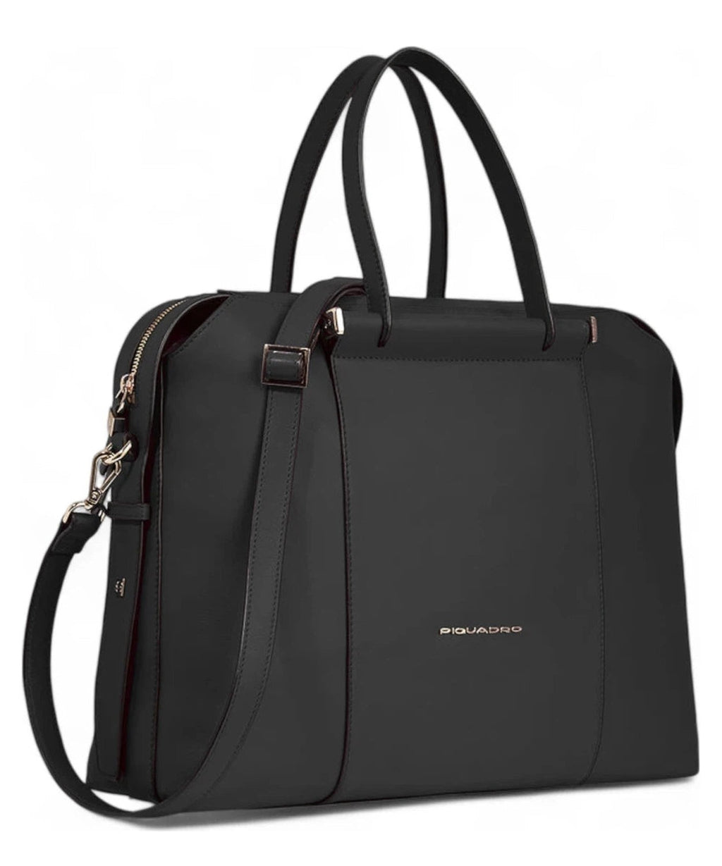 Borsa Porta Computer 14" e Porta iPad® a Tre Scomparti con Protezione Antiurto-Piquadro-Borse da lavoro-Vittorio Citro Boutique