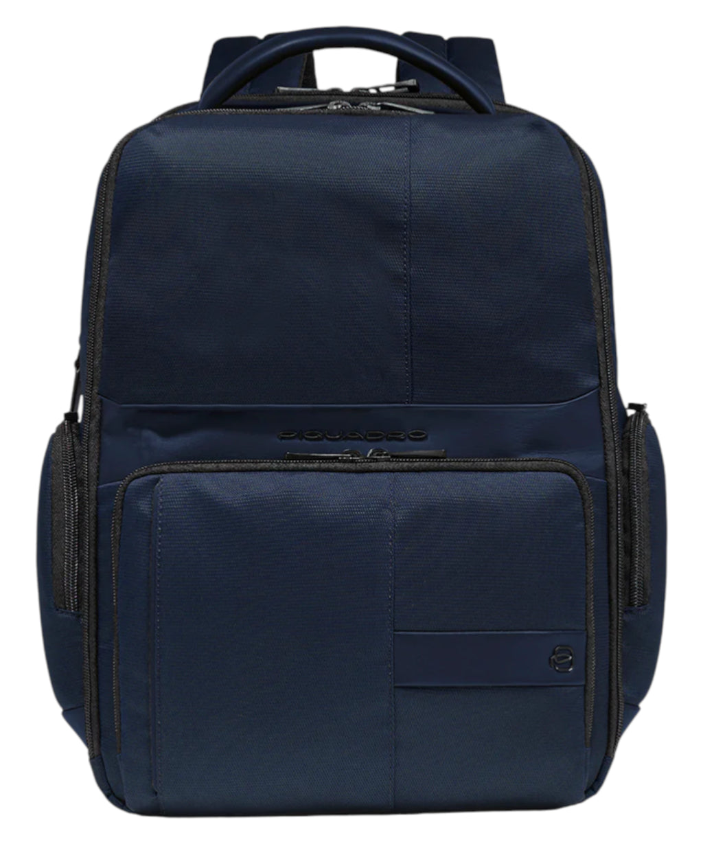Sac à dos pour PC 15,6" Fast-Check en cuir et tissu