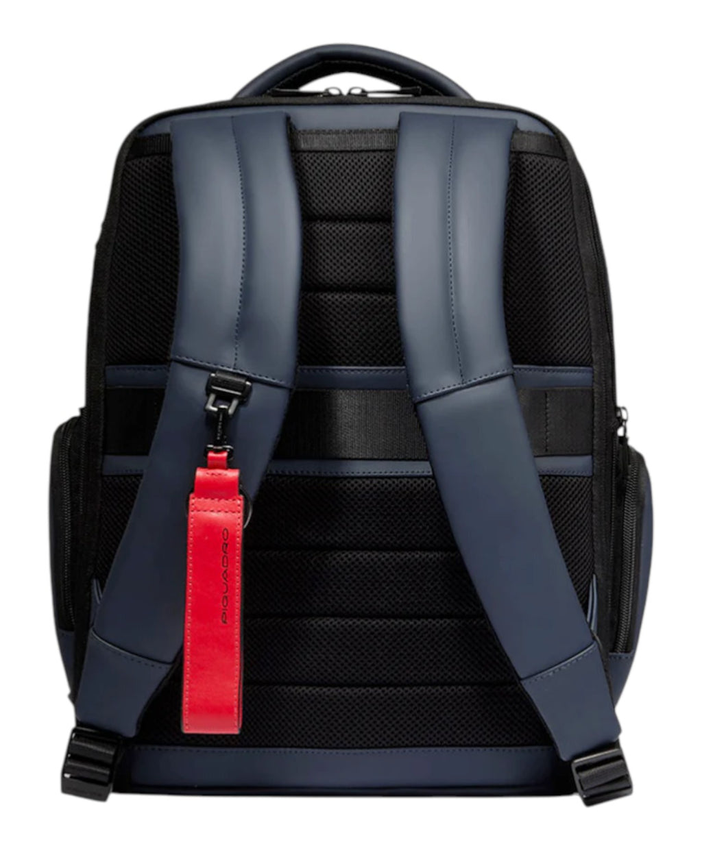 Sac à dos Homme Fast-Check Piquadro pour PC 15,6" et iPad® Pro 13" extensible avec RFID